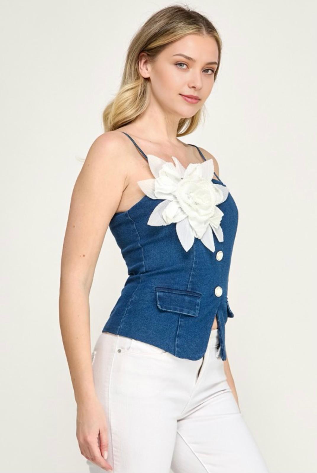 Flower Jean Corset